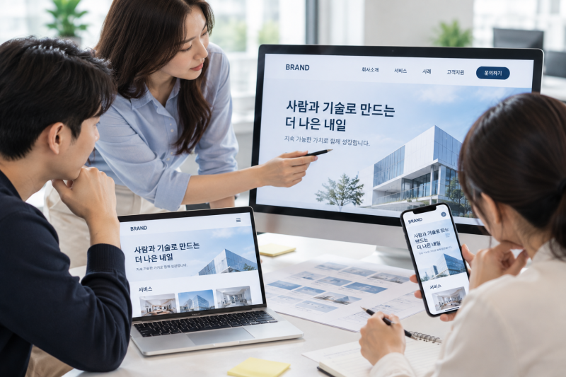 기업 홈페이지 회사소개 페이지, 신뢰를뒷받침하는 정보 구성법 본문 이미지 4