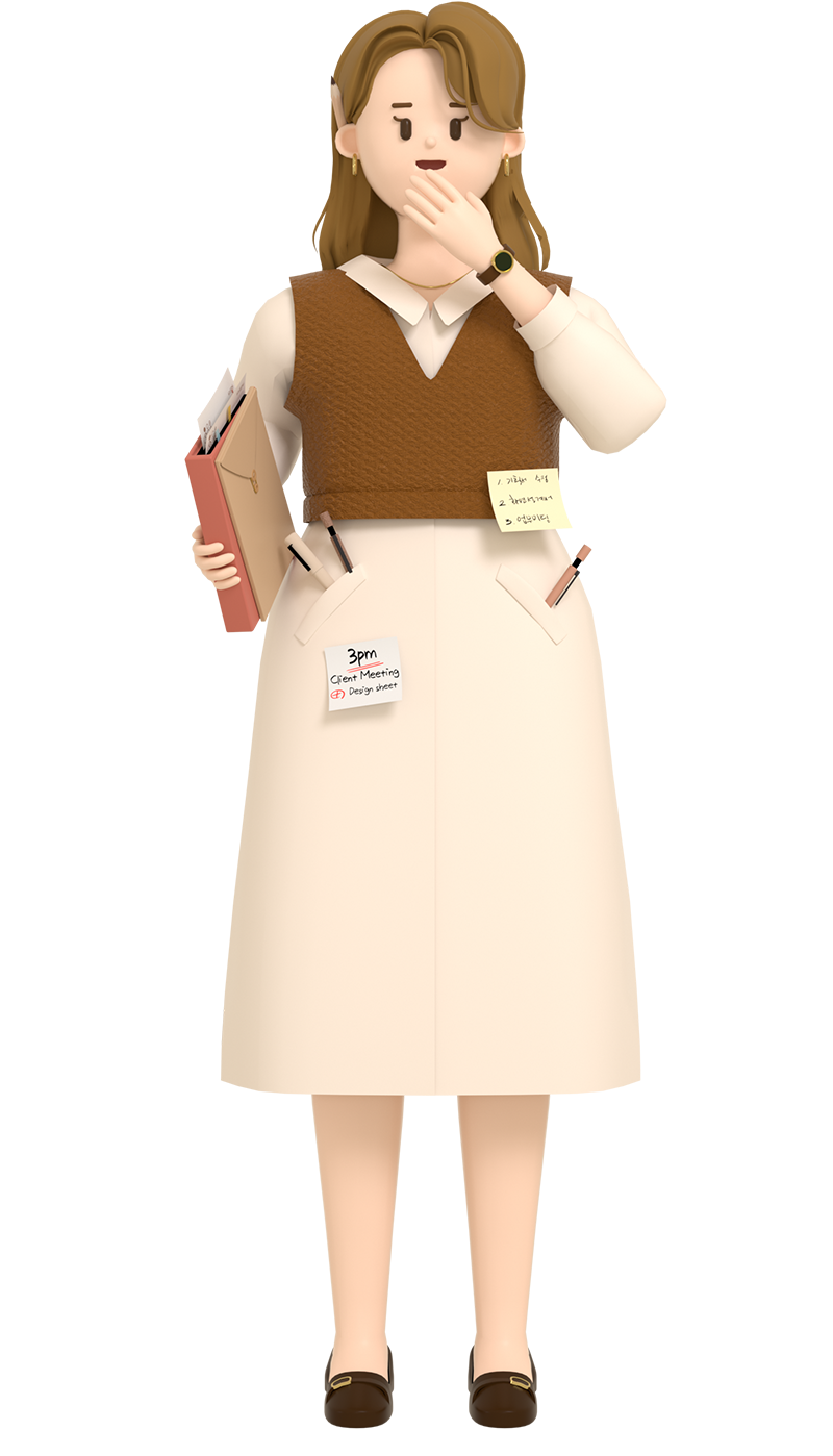ZOEY - Project Manager 3d 캐릭터