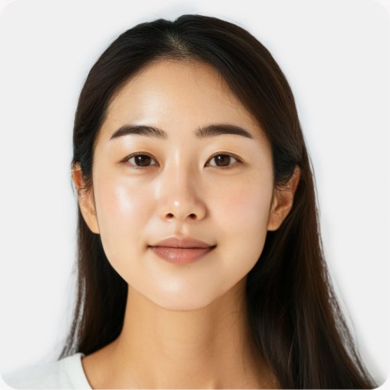 생성형 AI로 제작한 여성 인물 이미지